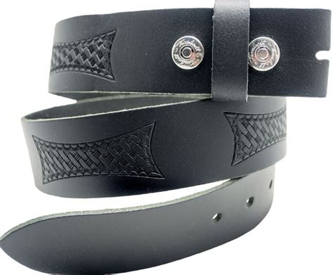 Ledergürtel „B Buckle“ (Schwarz) 